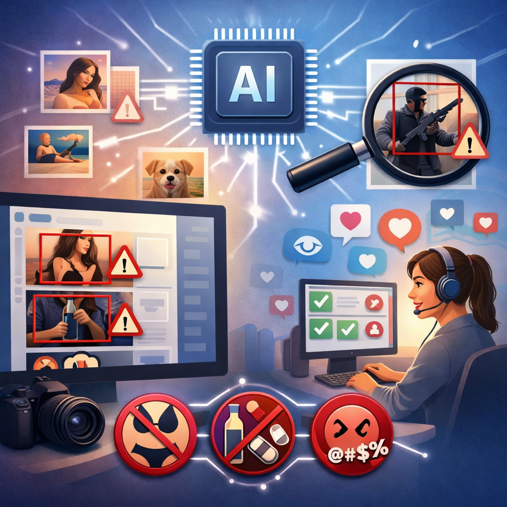 How image recognition helps social media moderation