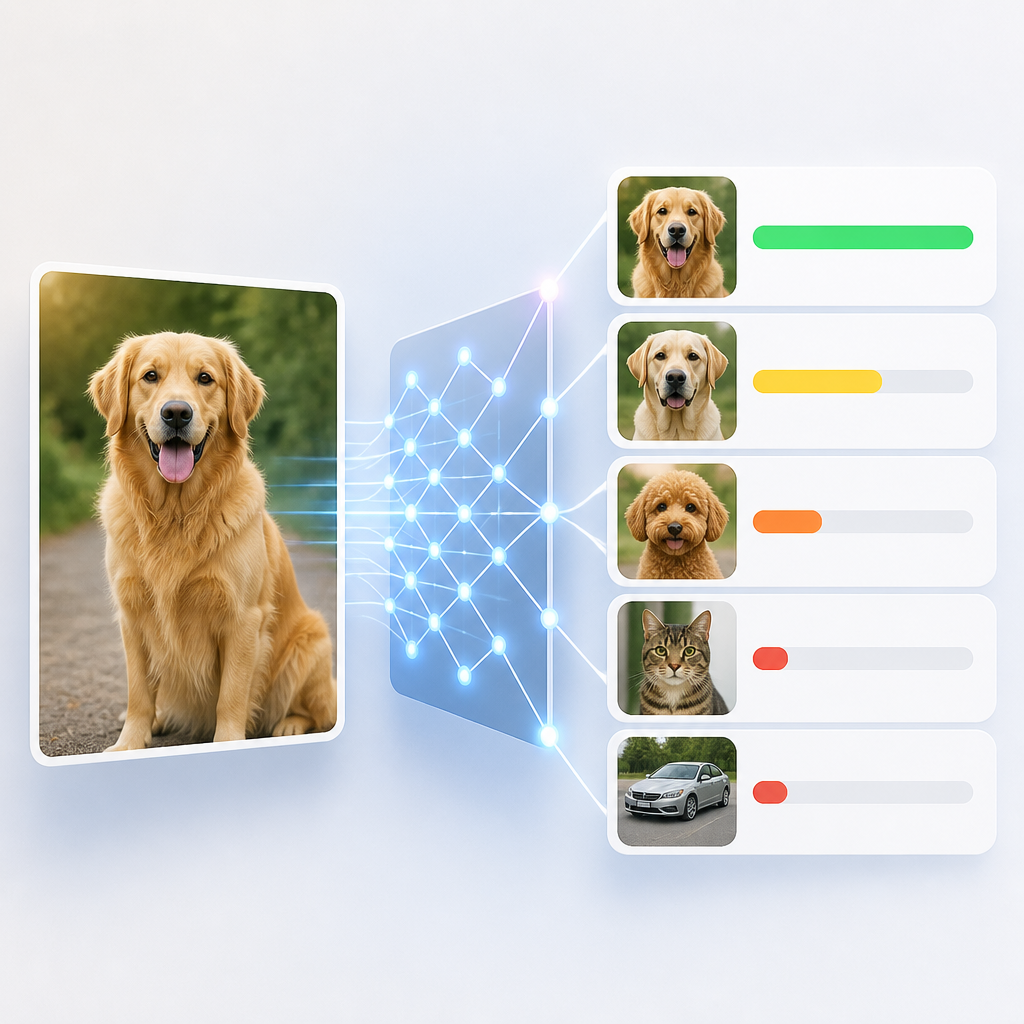 How to read image recognition confidence scores