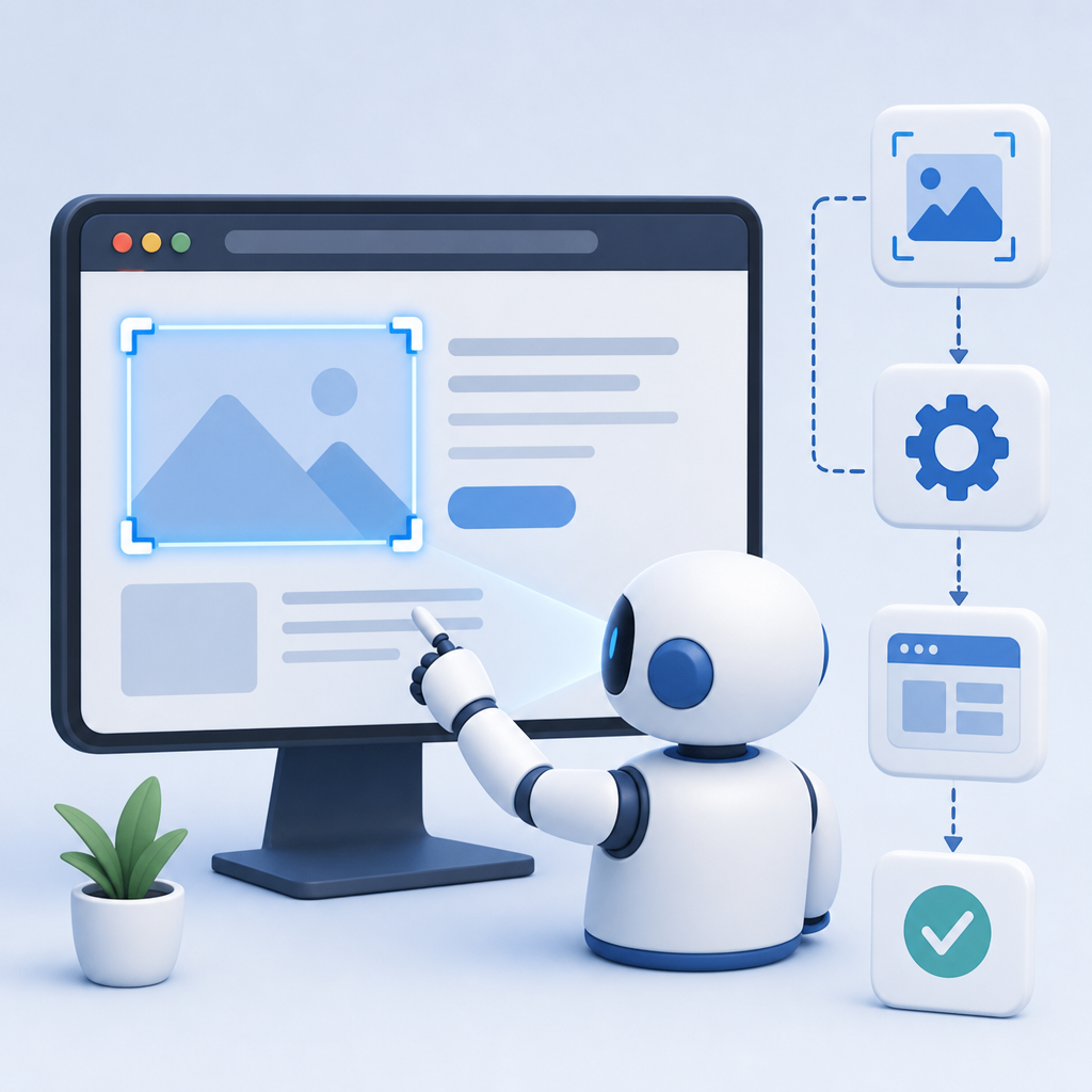 How to use image recognition for website automation